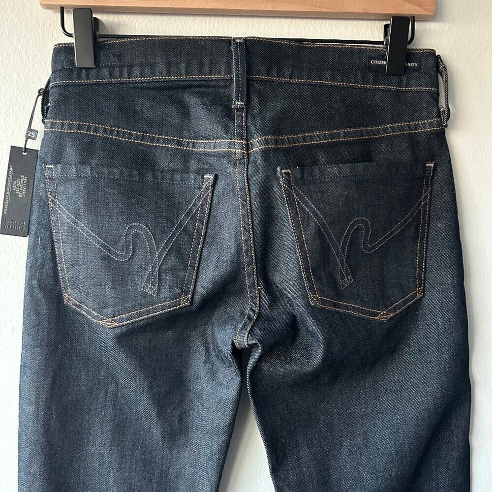 Citizens of Humanity Ava Low Rise Straight Leg Jeans Size 25 Women's NWT - Picture 5 of 10